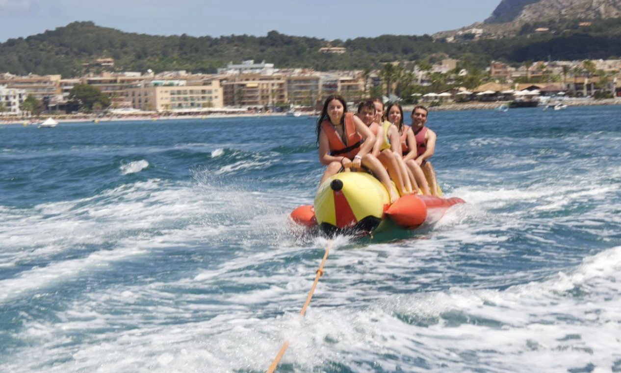 Spass in Alcudia Banana boat