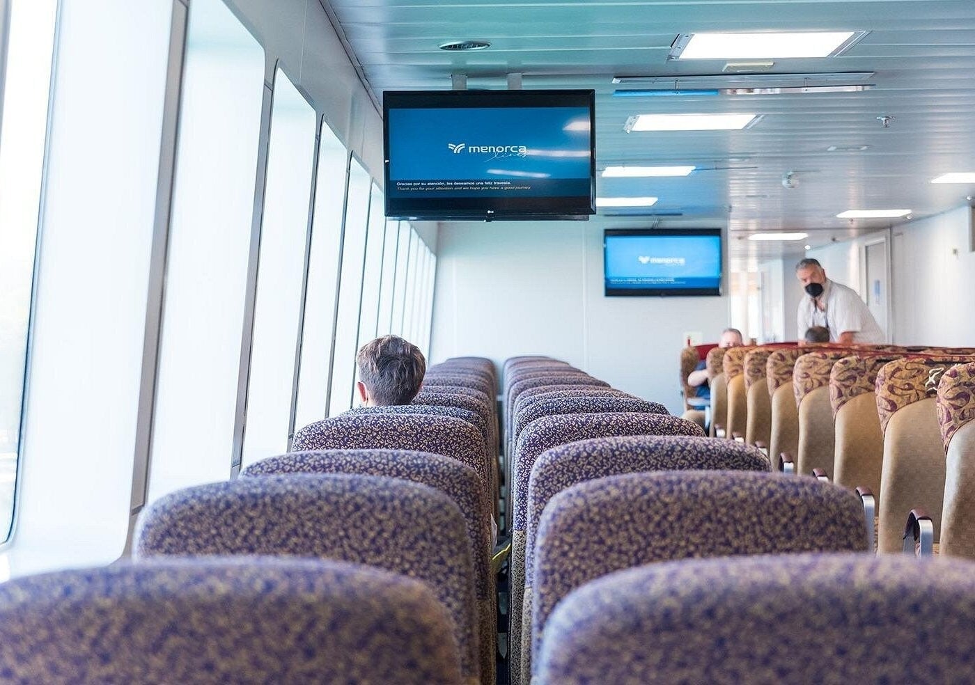 Ankunft zum Hafen von Menorca