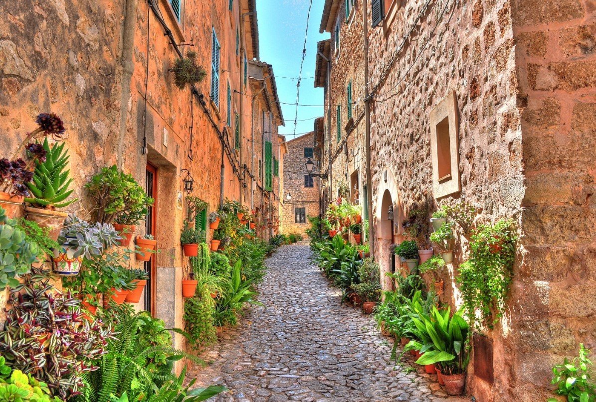 Strasse in Valldemossa