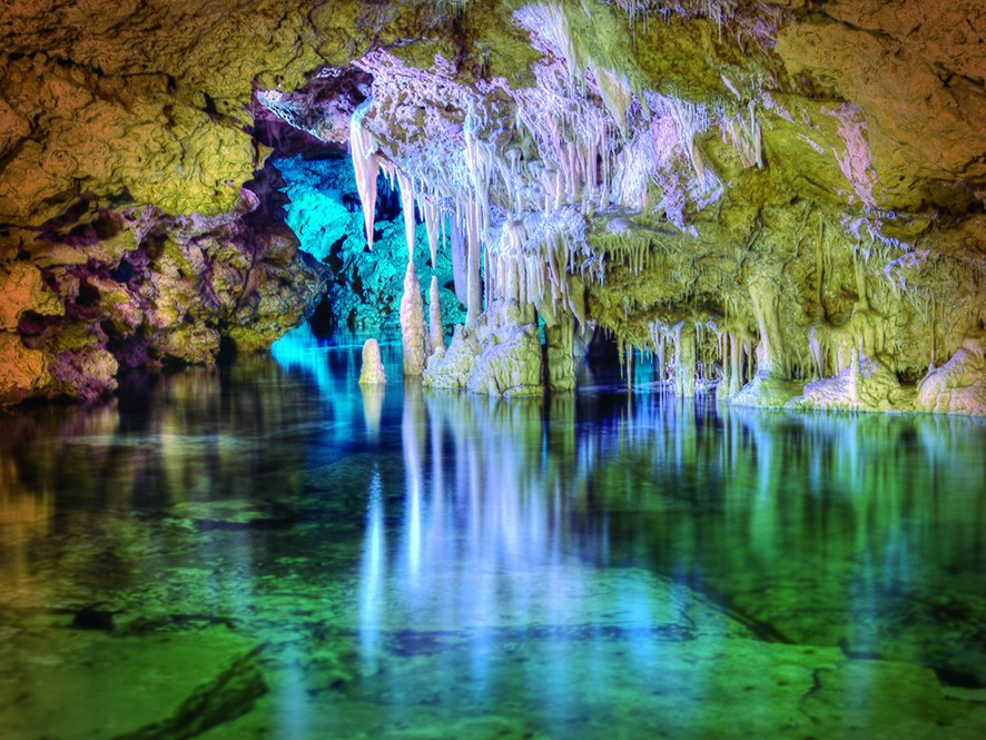 blue cave