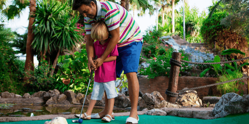 Golf with children