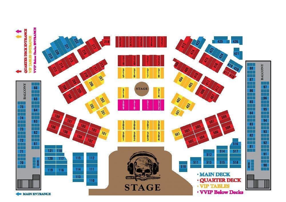 pirates qd seating area price