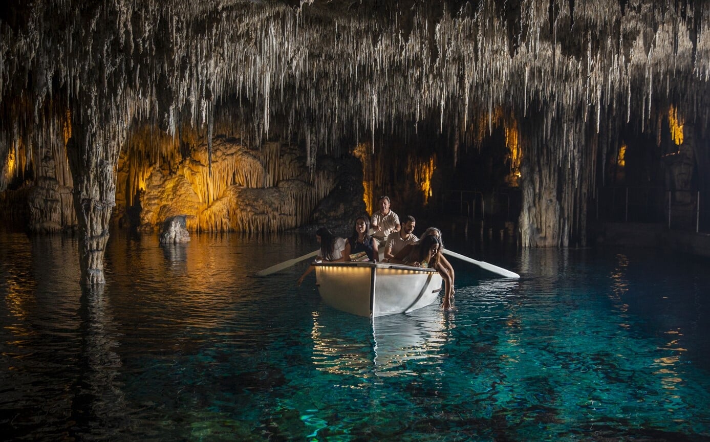 Inside of the caves