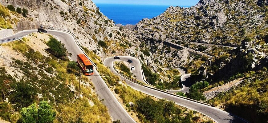 Amazing road to Sa Calobra