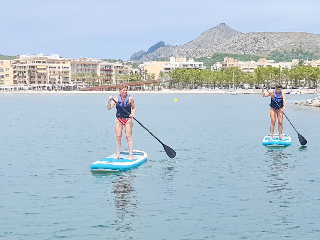 Sunset paddle excursion in Puerto Alcudia
