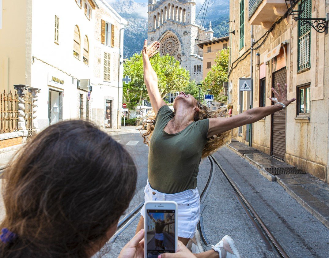 Modernist architecture in Soller main square