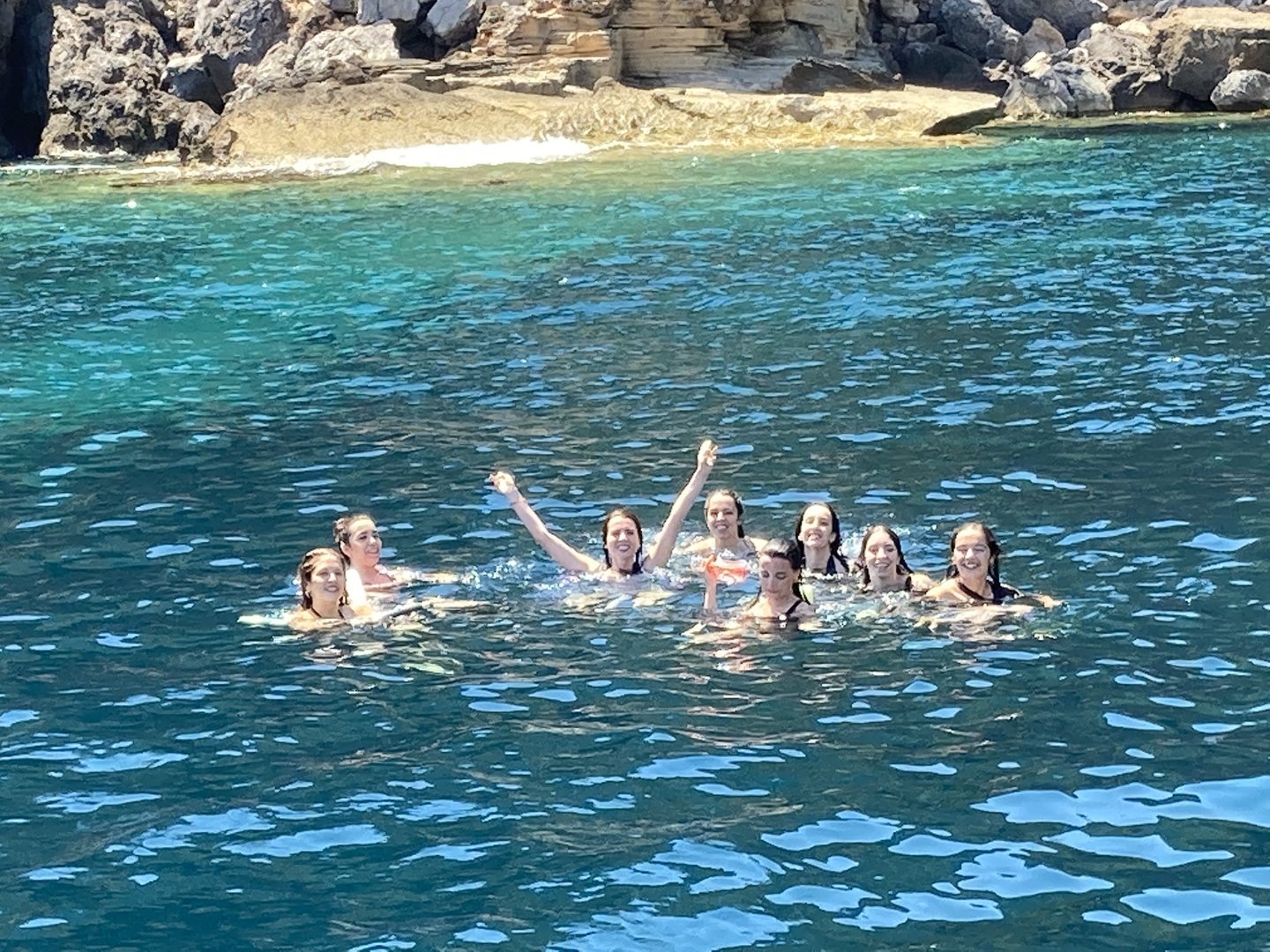 swim stop during the excursion