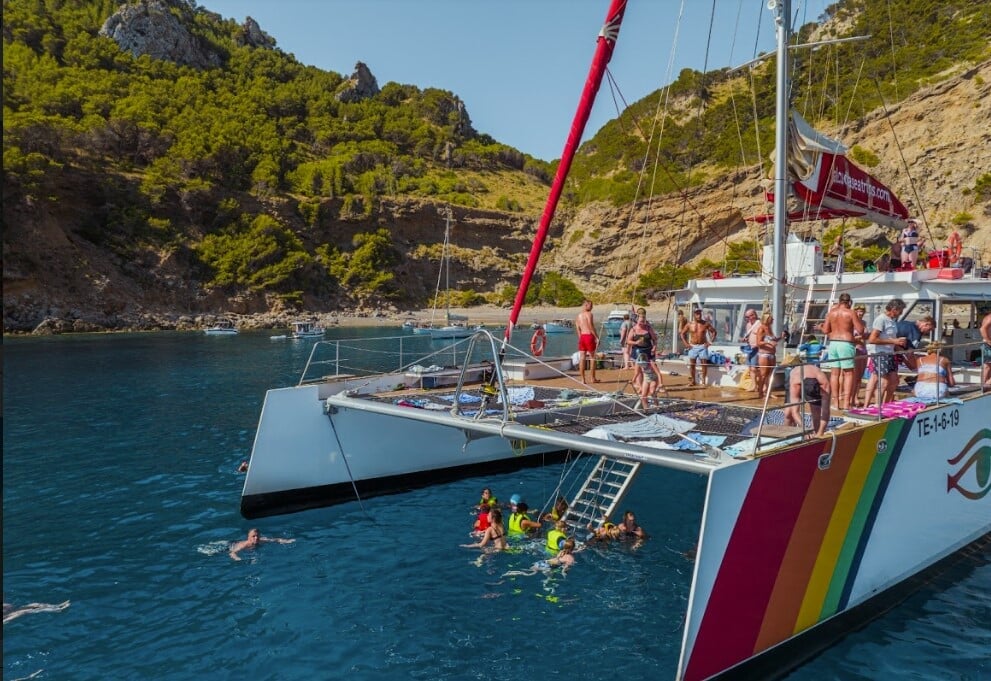 największy katamaran na Majorce