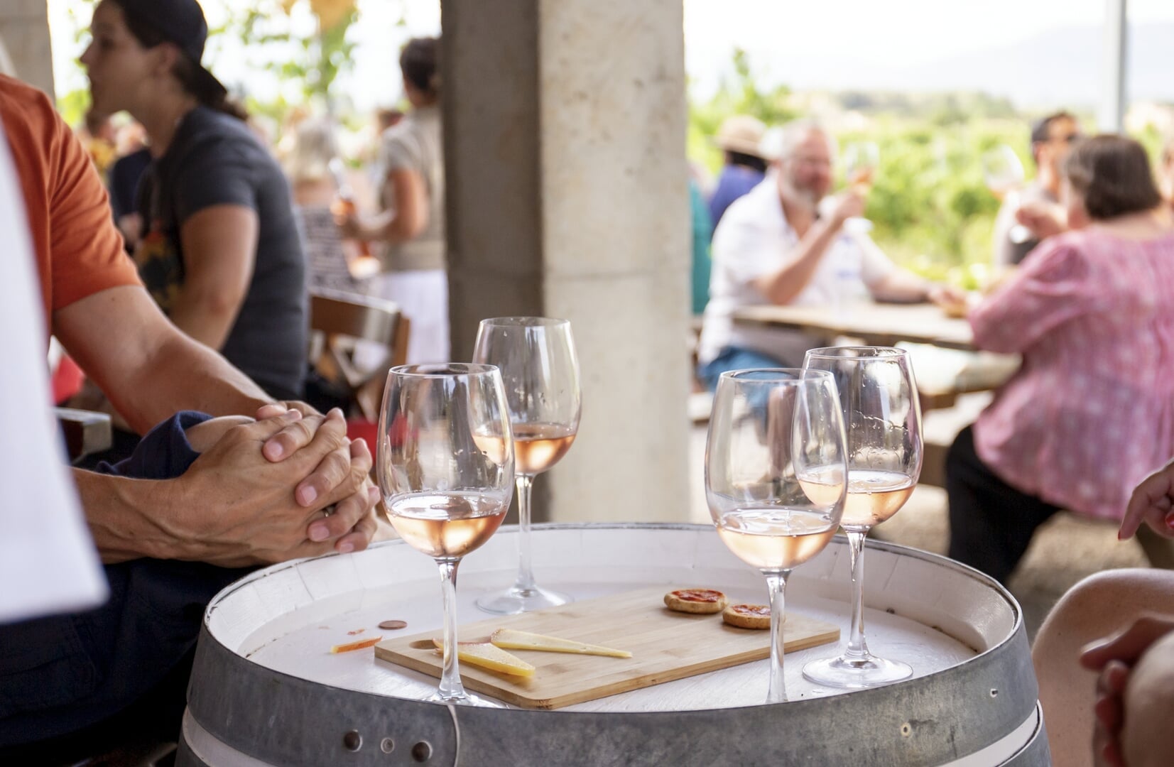 grupie podczas wizyty